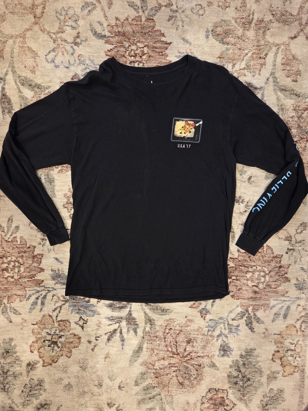 Travis Scott Live In Concert 2017 Tour Long Sleeve Tee